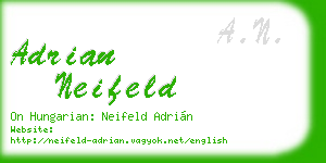 adrian neifeld business card